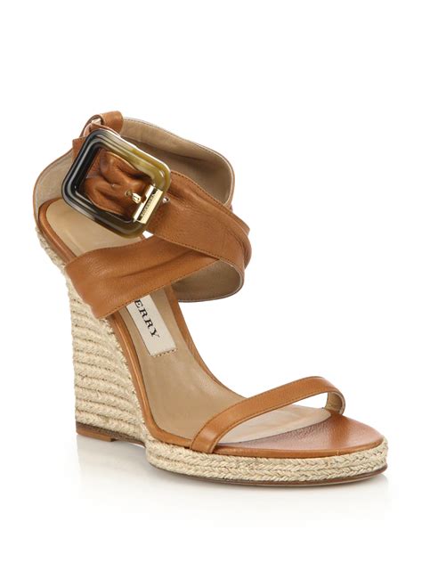 burberry espadrilles herz|Burberry wedges summer sandals.